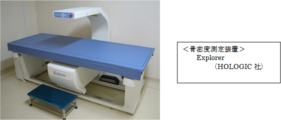 骨密度測定検査機器　画像