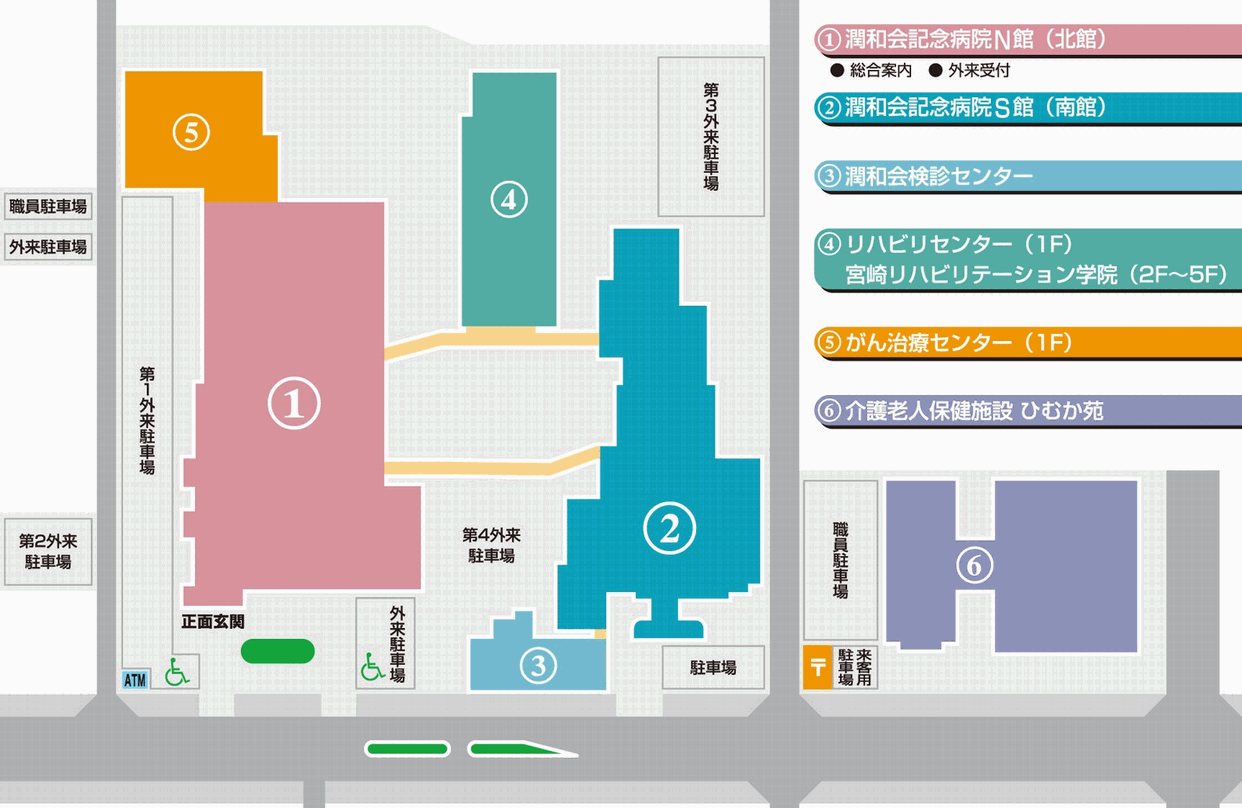 駐車場のご案内図